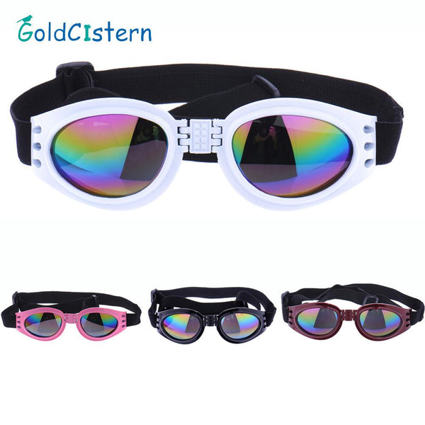 4 Colors foldable Pet Dog glasses medium Large Dog pet glasses Pet eyewear waterproof Dog Protection Goggles UV Sunglasses