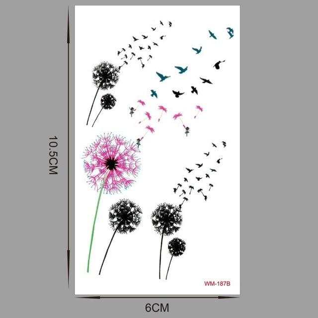 (Min order $0.5) waterproof temporary tattoo tatoo henna fake flash tattoo stickers Taty tatto Lovers plane SYA014