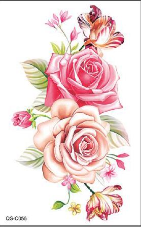 Temporary tattoos 3D black Robot mechanical arm fake transfer tattoo stickers hot sexy cool men spray waterproof designs C058