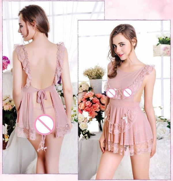 Drop Shipping Lace Maid Uniform Sexy Costumes Teddies Babydolls Teddies Sexy Lingerie Hot Sexy Underwear Nightgowns Sleepwear
