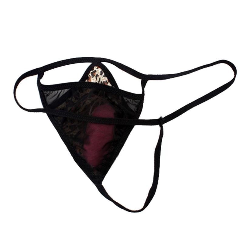 Sexy Women Lady Underwear Leopard Panties G String Thong Pants For Vibrator #E015C#
