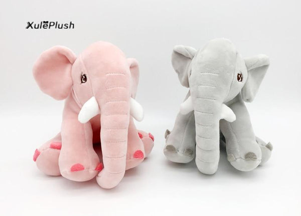 2018 NEW ON - Quality Middle SIZE 20CM Elephant Plush Toys , Soft Animal Figure Stuffed Plush TOY Elephant DOLL