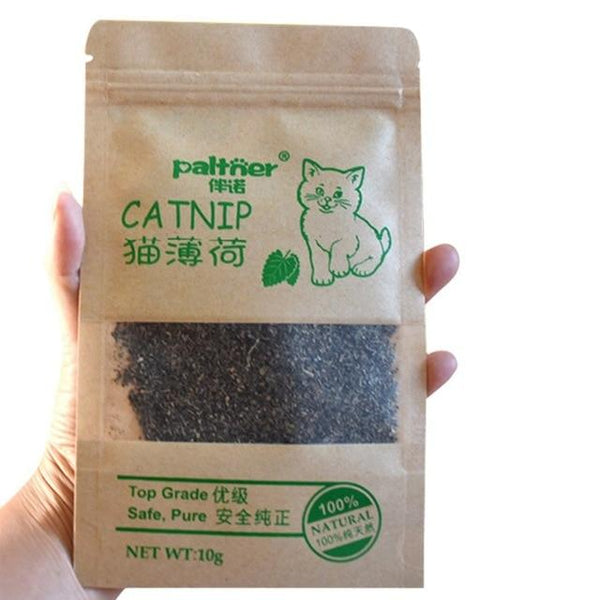 New Organic 100% Natural Premium Catnip Cattle Grass 10g Menthol Flavor Funny Cat Toys