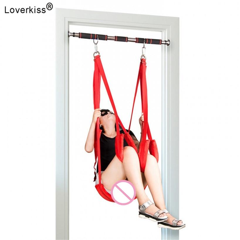 Loverkiss Adult Sex Swing Chairs Hanging Love Swing Sex Toys for Couples Erotic Products Door Swing Bdsm Sex Shop Sex Furniture