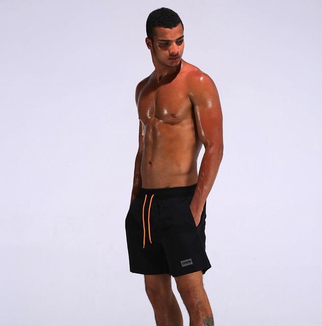 Summer beach swimsuit men's quick-drying swimwear men comfortable breathable swimwear beach shorts sexy solid male swimsuit