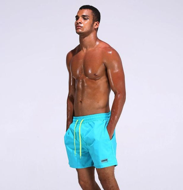 Summer beach swimsuit men's quick-drying swimwear men comfortable breathable swimwear beach shorts sexy solid male swimsuit