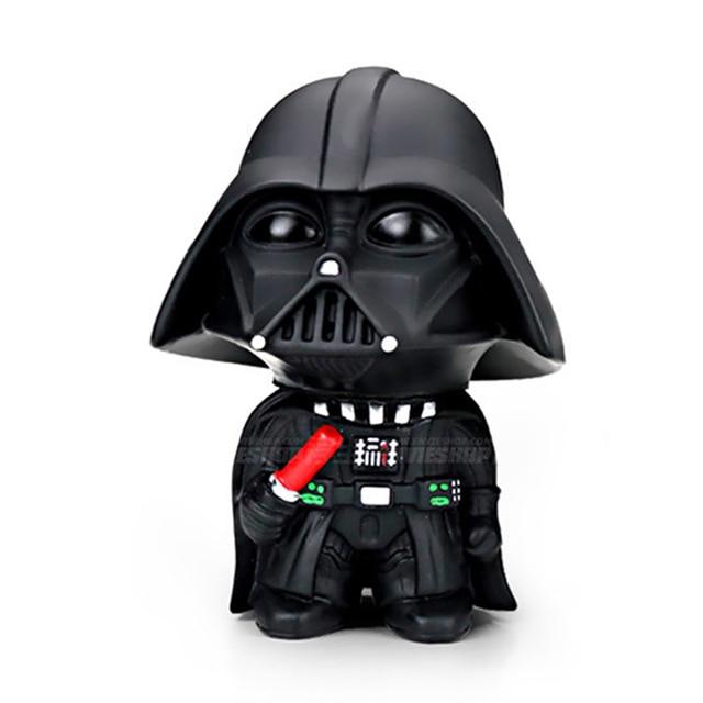 Car Ornament Cute Star Wars Action Figure Doll Automobiles Interior Black Darth Vader White Stormtroopers Model Decoration Gifts