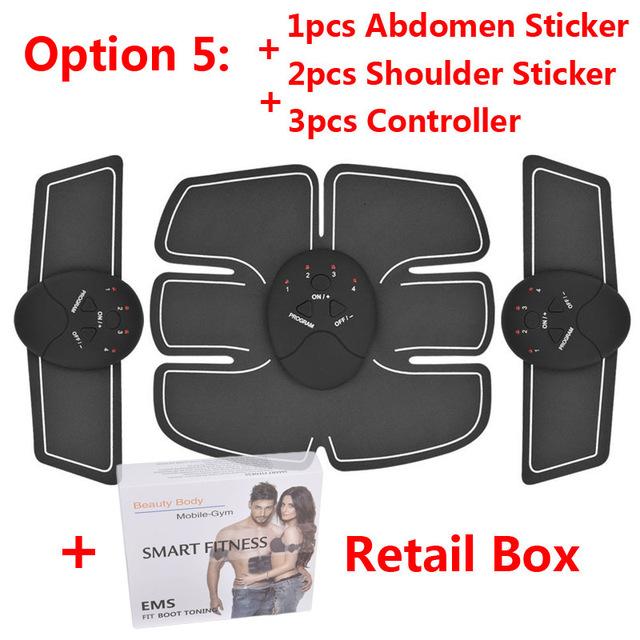 Wireless Muscle Stimulator EMS Slimming Machine Abdominal Muscle Exerciser Training Fitness Equipment Accessories Massager