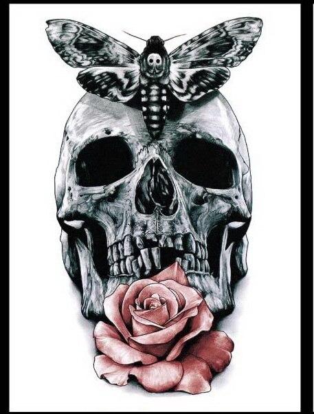 1pc hot sale Black Wolf with Feather Dreamcatcher Cat owl Cool Beauty arm big Tatoo Waterproof Temporary Tattoo Stickers 21*15cm