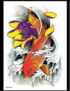 1pc hot sale Black Wolf with Feather Dreamcatcher Cat owl Cool Beauty arm big Tatoo Waterproof Temporary Tattoo Stickers 21*15cm