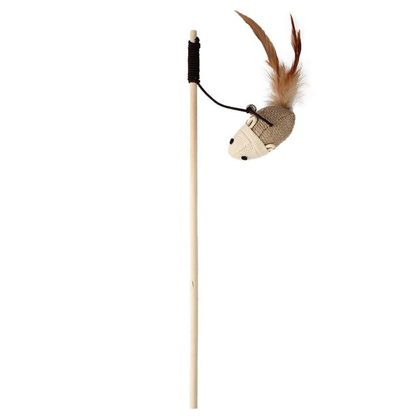 Pet Cat Toy Feather Cute Animal Design Interactive Toys For Cats 6191001 kitten Supplies