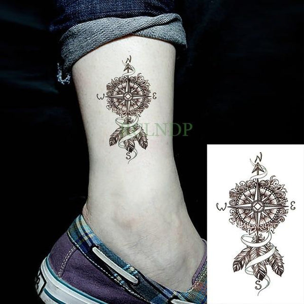 Waterproof Temporary Tattoo fox wolf wolves whale owl geometric animal tatto flash tatoo fake tattoos for girl women man kid 7