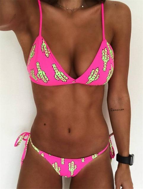 Floral print bikinis 2018 new swimwear women swimsuit beach bathing suit maillot de bain femme biquini sexy brazilian bikini set
