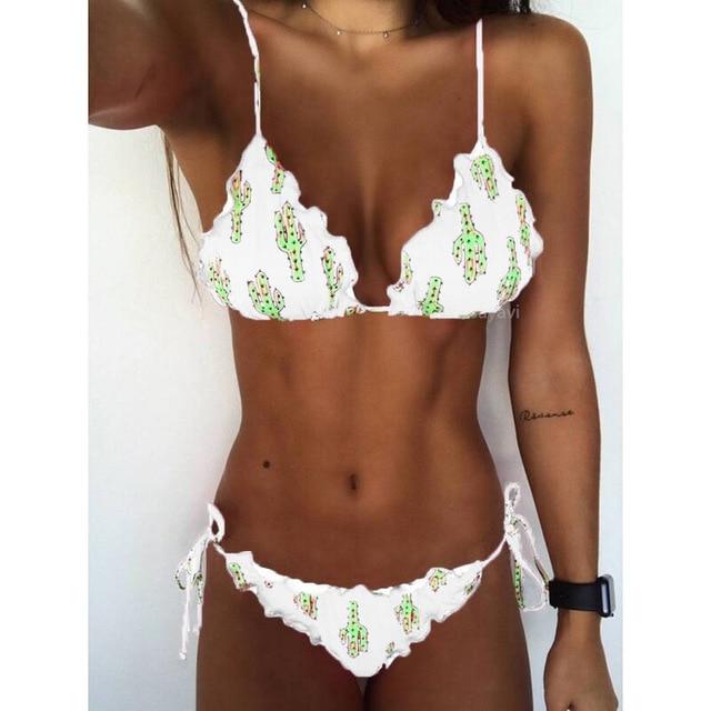 Floral print bikinis 2018 new swimwear women swimsuit beach bathing suit maillot de bain femme biquini sexy brazilian bikini set