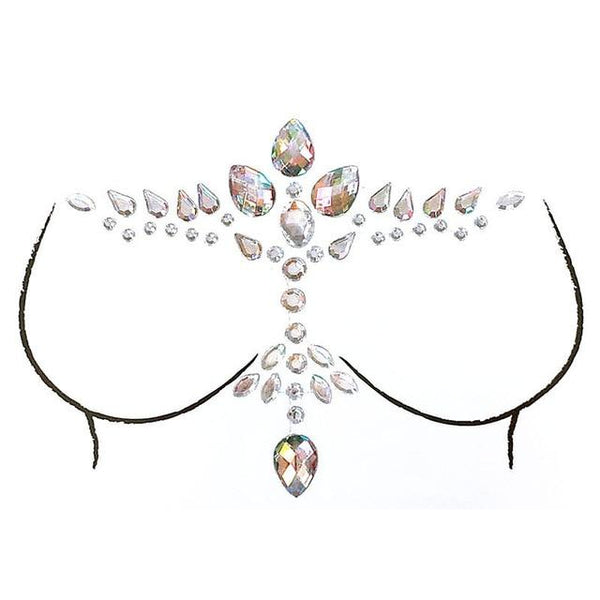1 Sheet Adhesive Jewel Sticker Sticky Face Crystal Gems Festival Party Makeup Chest Tattoos Stickers Body Make Up 12 Styles
