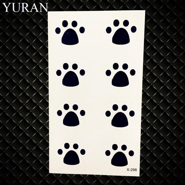 Black Stars Sky Moon Paw Waterproof Kids Tattoo Women Body Finger Arm Art Temporary Tatoo Men Hands Paste Ear Tattoo Stickers