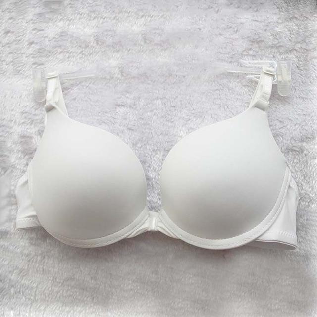 new fashion sexy simple push up bra front button candy color A B cup women underwear brassiere