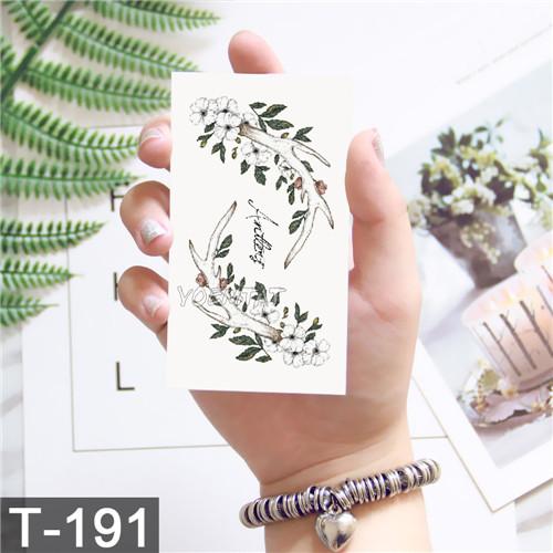 New Waterproof Temporary Tattoo sticker old school rose pattern tattoo Water Transfer tattoo flash tattoo
