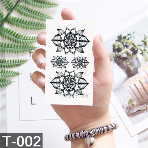New Waterproof Temporary Tattoo sticker old school rose pattern tattoo Water Transfer tattoo flash tattoo