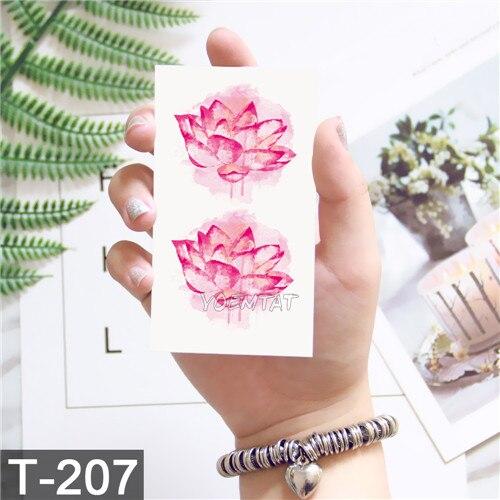 New Waterproof Temporary Tattoo sticker old school rose pattern tattoo Water Transfer tattoo flash tattoo
