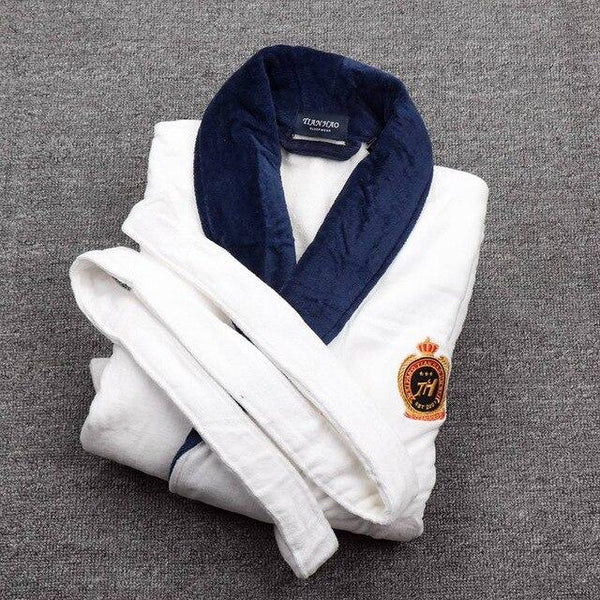 Cotton Winter Robes For Men plus size XXXL Warm Bathrobes Long Mens Bathrobe Male Dressing Gown Homewear Pijama Male Kimono