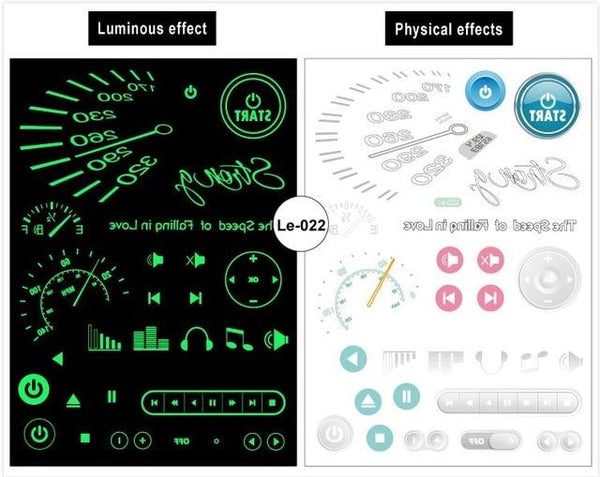 Rocooart Butterfly Luminous Fake Tattoo Wings Flash Taty Anchor Tatouage Glowing in Dark Waterproof Temporary Tatoo Sticker Body