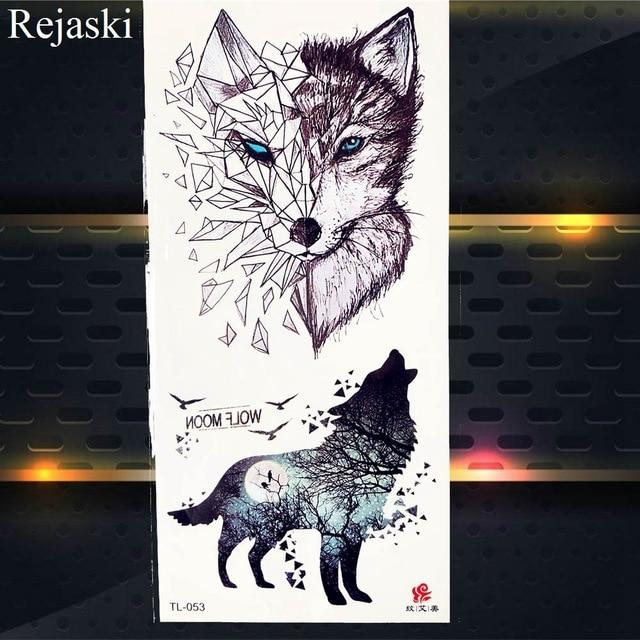 Watercolor Dream Catcher Temporary Tattoo Stickers Women Body Arm Art Painting Flash Tatto Girl Waist Feather Fake Tattoo Tribal