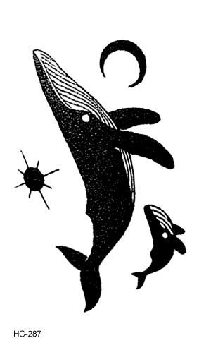 HC105-299 Body Art Black White Drawing Little Element Small Snake Triangle Skull Water Transfer Temporary Fake Tattoos Sticker