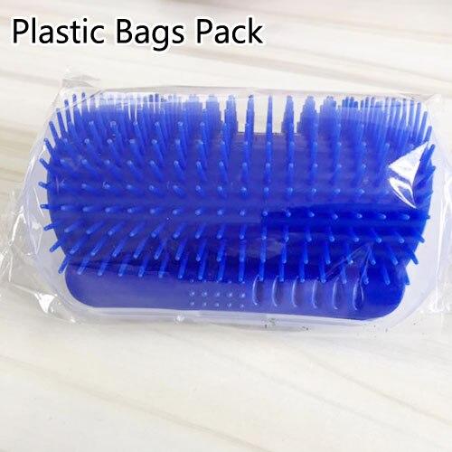 Corner Cat Brush Pet Comb Play Toy Plastic Scratch Bristles Arch Massager Self Grooming Scratcher Cats Toys