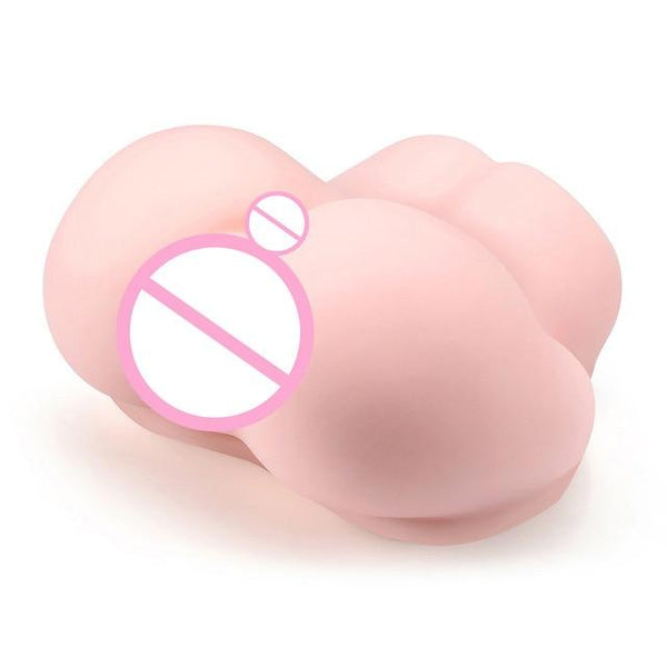 Luvkis Hot-Ass Giri!! Mini Sex Pussy Male Masturbator with Vibrator Hole 3D Vagina Mini Sex Doll Sex Toys For Men Silicone Soft