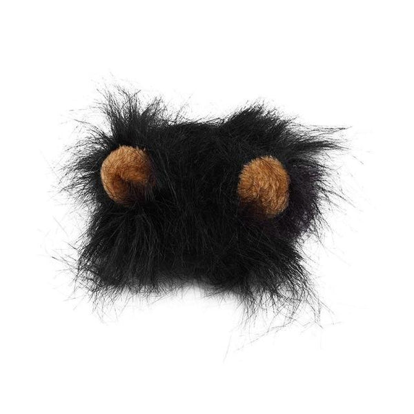 Fashion Cat Lovely Pet Costume Lions Mane Wig for Cat Halloween Christmas Party Dress Up With Ear Pet Apparel Cat Fancy Dress