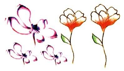 High quality waterproof flower temporary tattoos for women hand tattoo sticker fashion body art arm fake tatoo paper SYA013