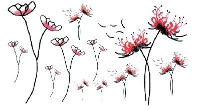 High quality waterproof flower temporary tattoos for women hand tattoo sticker fashion body art arm fake tatoo paper SYA013