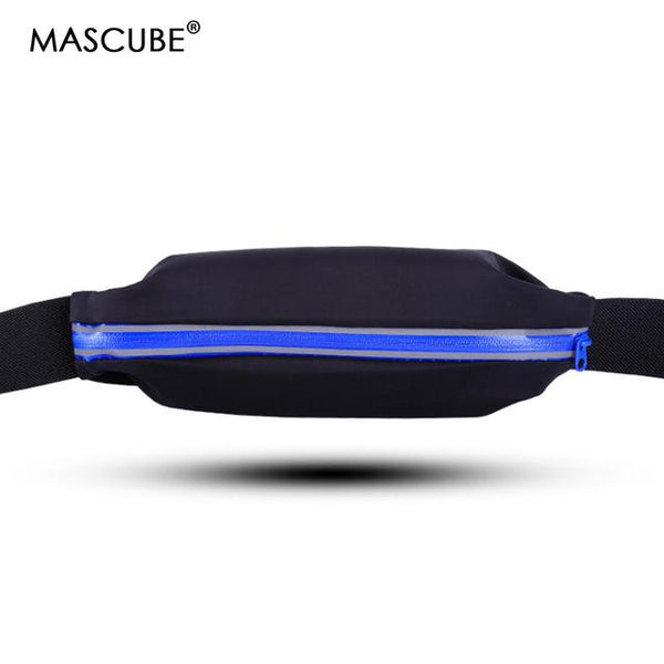 MASCUBE Waterproof Sport Waist Bag Jogging Running Workout Elasticity Multifunction Packet Fitness Accessories