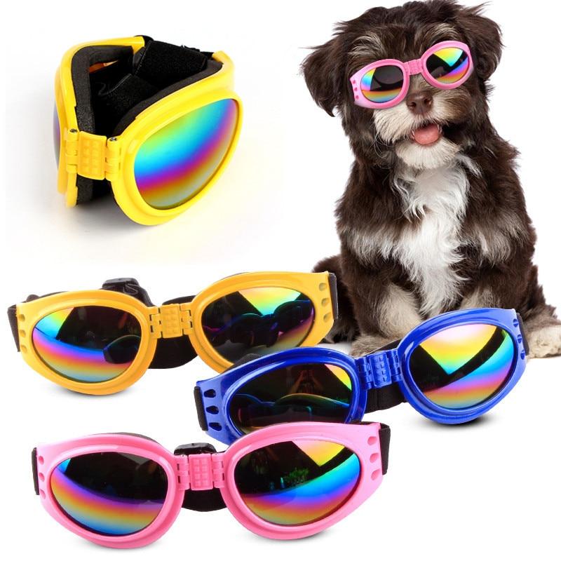 Foldable Dog Sunglasses Wind-proof Anti-picking Glasses Six-color Available Pet Products Accessories