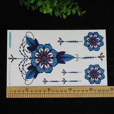 New designs Chest Flash Tattoo large rose flower dragonfly shoulder arm Sternum tattoos henna body/back paint Under breast skull