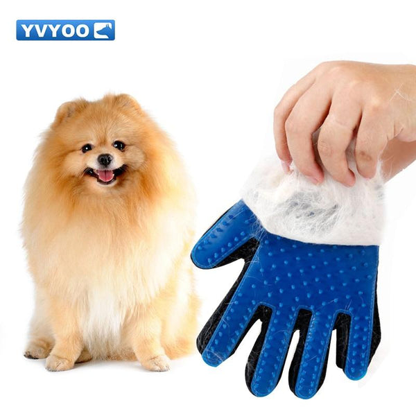 YVYOO Pet dog accessories Grooming Supply Pet Dog Hair Brush Comb Glove For Pet Cleaning Massage Glove Cat Hair Glove D10