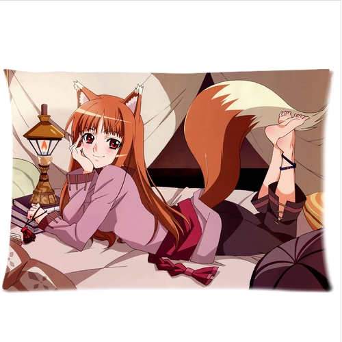 cirno's Store Spice and Wolf anime Characters sexy animal ears girl holo Cushion 2 sides pillowcase
