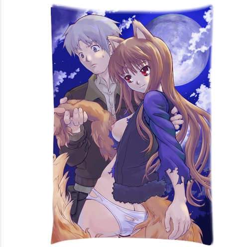 cirno's Store Spice and Wolf anime Characters sexy animal ears girl holo Cushion 2 sides pillowcase