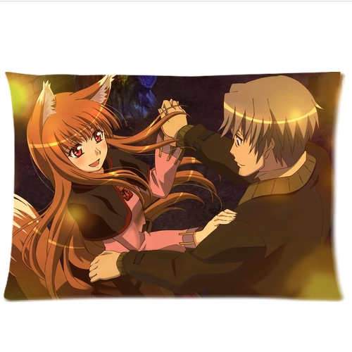 cirno's Store Spice and Wolf anime Characters sexy animal ears girl holo Cushion 2 sides pillowcase