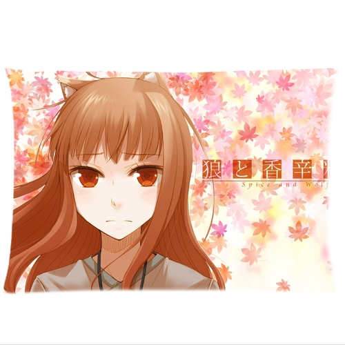 cirno's Store Spice and Wolf anime Characters sexy animal ears girl holo Cushion 2 sides pillowcase