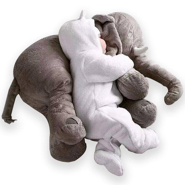 Elephant Plush Pillow Baby Sleeping Back Cushion Baby Elephant Stuffed Animal Toy 60CM Stuffed Elephant Doll Baby Toys Gifts