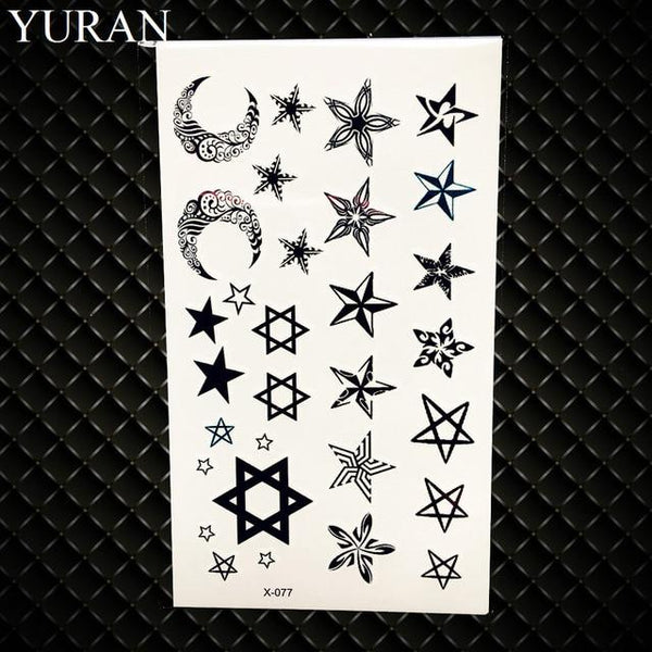 Summer Style Temporary Tattoo Stickers Camping Litter Letter Feather Kids Finger Fake Tattoo Boys Body Arm Art Tatoos Love Paste