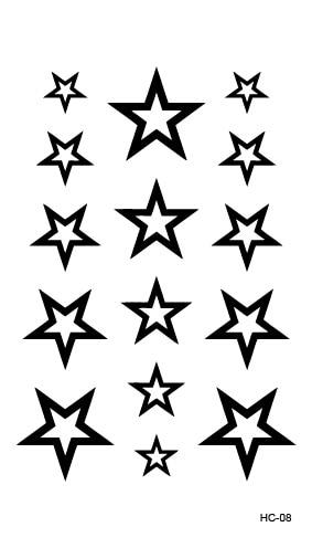 MB Classic Black Tatoo Cat Bird Fake Tattoo Tatuajes Hand Tatouage Body Waterproof Temporary Tattoo Sticker Small Taty
