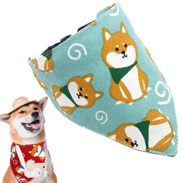1PC Doggy Printed Handsome Pet Dog Scarf Collars Adjustable Puppy Triangular Bandana Pet Dog Cat Tie Collar Pet Accessories
