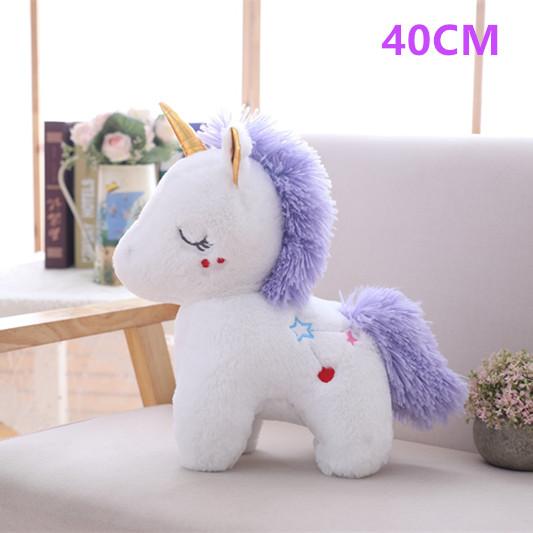 Giant 110cm Unicorn Plush Toy Soft Stuffed Cartoon Unicorn Dolls Animal Horse Toy High Quality Toys for Children Girls