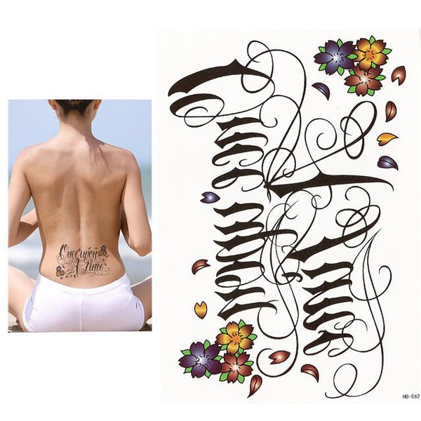 TRIBAL TEMPORARY TATTOO, MAORI TURTLE, POLYNESIAN, BLACK, MENS, WOMENS