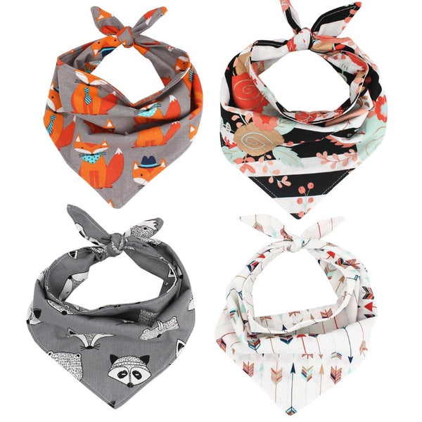 Dog Bandana Reversible Bandana Tie on Bandana Dog Scarf Pet Dog Accessory for Gifts