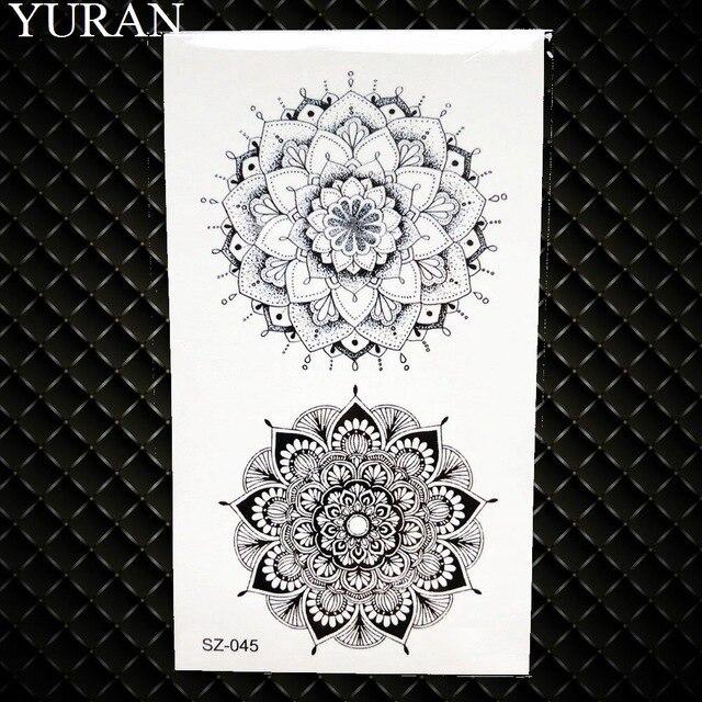 Children Cartoon Temporary Tattoo Sticker Men Gun AK47 Waterproof Fake Black Lines Flower Mountain Cute Tattoo Women Kids Planet
