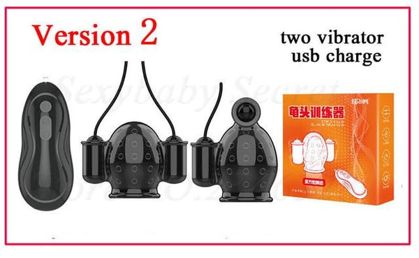 Powerful 5 Motors 12 Speeds Male Masturbator Glans Bullet Vibrators Delay Lasting Trainer Penis Massager Adult Sex Toys For Men